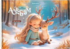 Альбомы для рисования ДЭК, А4, 40 л., Комплект 2 шт., гребень, обложка картон, 200х290 мм, «Душа леса», 107743 - Фото 1
