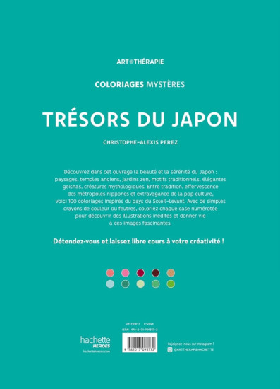 Раскраска Coloriages mystères Trésors du Japon
