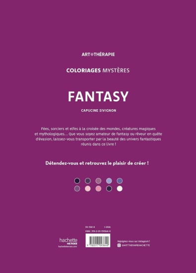 Раскраска Coloriages mystères Fantasy