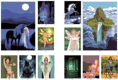 Раскраска Coloriages mystères Fantasy - Фото 4