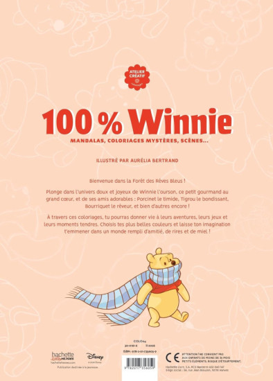 Раскраска Winnie: Mandalas, coloriages mystères, scènes