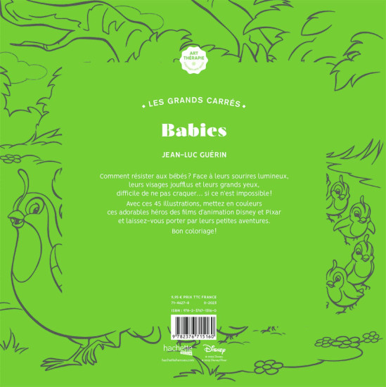 Раскраска Babies: 45 coloriages anti-stress