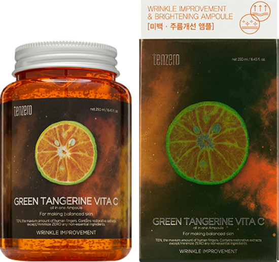 Сыворотка для лица ампульная с экстрактом зелёного мандарина «Green Tangerine Vita C All In One Ampoule»