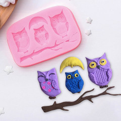 Молд силиконовый «Совы» - Фото 1