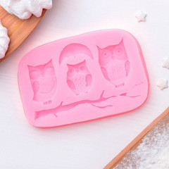 Молд силиконовый «Совы» - Фото 2