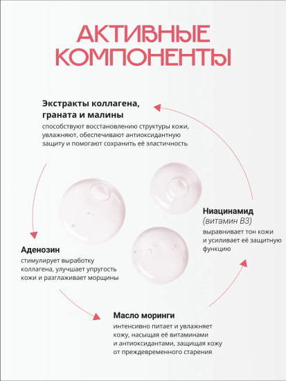 Сыворотка-мист для сияния кожи лица с ниацинамидом и коллагеном «Collagen Glow Mist Serum»