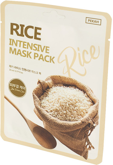 Маска для лица тканевая с экстрактом риса «Rice Intensive Mask Pack»