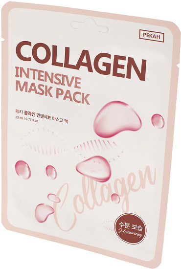 Маска для лица тканевая с коллагеном «Collagen Intensive Mask Pack»