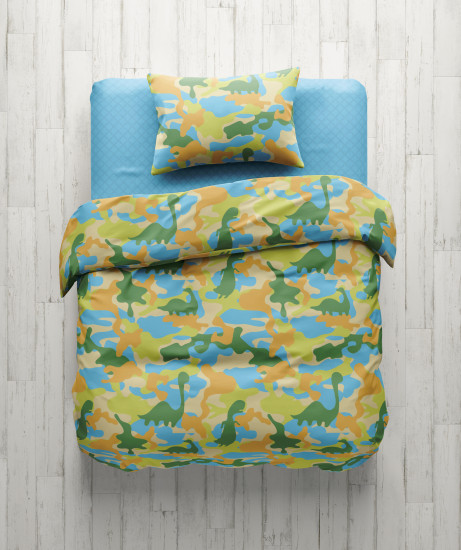 Комплект детского постельного белья «Dino camouflage»