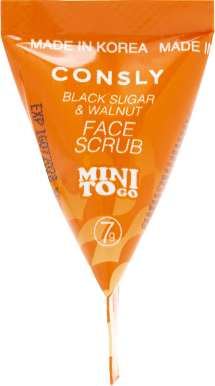 Скраб для лица с черным сахаром и грецким орехом «Black Sugar & Walnut Face Scrub»