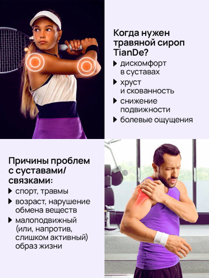 Комплекс для суставов и хрящей | Глюкозамин, хондроитин, MSM травяной сироп
