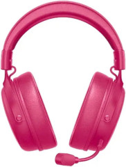 Беспроводные игровые наушники V9 Pro розовые - Фото 2