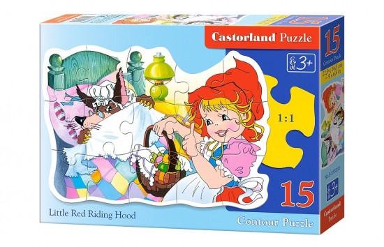 Пазл «Красная Шапочка», 15 элементов