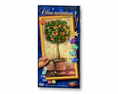 Раскраска по номерам "Апельсиновое дерево" - Фото 1