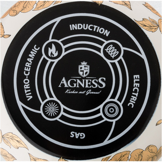 Кастрюля эмалированная «Agness»