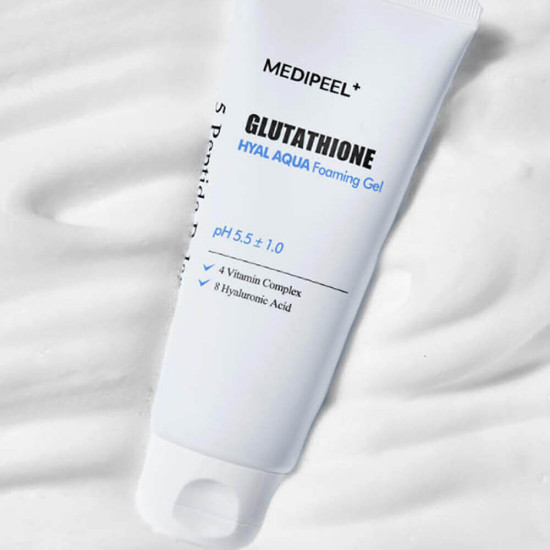 Гель-пенка Glutathione Hyal Aqua Foaming Gel