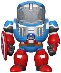 Bitty Bot Marvel What If Captain America Mech with Captain America - Фото 3