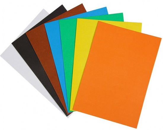 Картон цветной