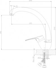 Смеситель для кухни - Фото 1