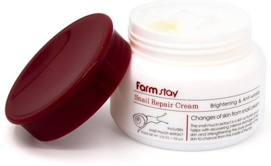  Крем для лица восстанавливающий с муцином улитки Snail Repair Cream