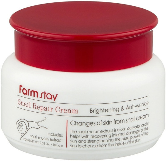  Крем для лица восстанавливающий с муцином улитки Snail Repair Cream