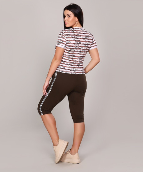 Женский костюм с бриджами «Fashion sports»