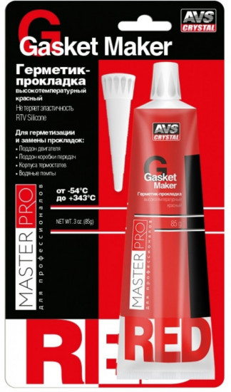 Герметик-прокладка маслостойкий «MasterPro», красный