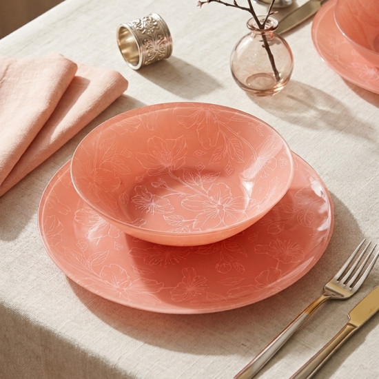 Тарелка суповая MELITINA PINK