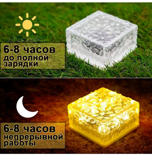 Садовый светильник Кубик Льда 4шт