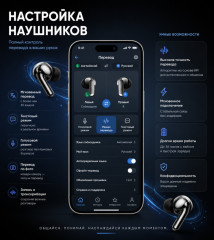 Наушники беспроводные с переводчиком Искусственный интеллект - Фото 1