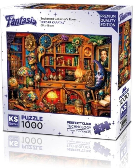 Пазл Зачарованная комната коллекционера, 1000 деталей