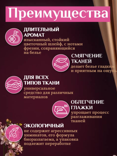 Кондиционер для белья «Цветочный. Floral»