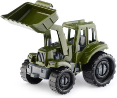 Игрушечный трактор Бульдозер «Иван» Военный - Фото 1