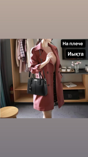 Сумка тоут классическая черная