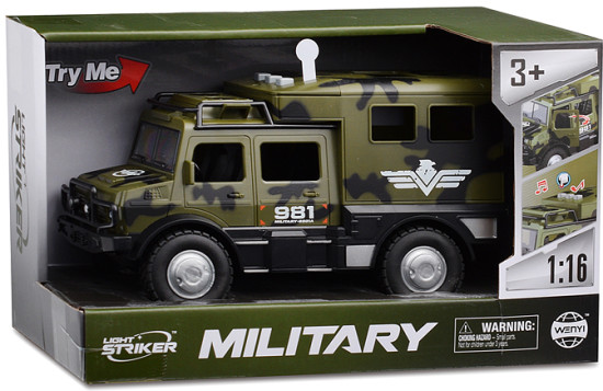 Игрушечный транспорт «Военная»