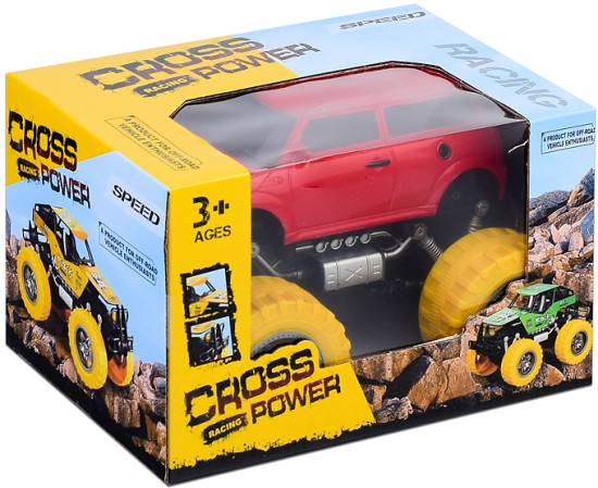 Игрушечная машинка инерционная "Cross-Бум