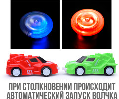 Игрушечная машинка со светящимся волчком - Фото 4