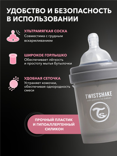 Антиколиковая бутылочка для кормления