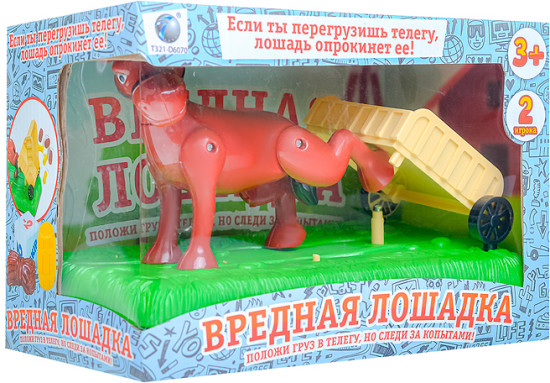 Настольная игра Дженга «Вредная лошадка»