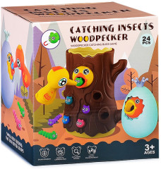 Настольная игра Дженга «Дятел ловит насекомых» - Фото 8