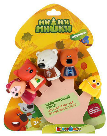 Игрушка для купания «Ми-ми-мишки. Пальчиковый театр»