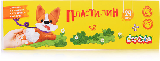 Пластилин 24 цв. 360 г 3+