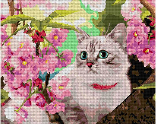 Алмазная мозаика «Кошка»