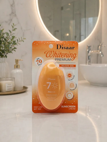 Солнцезащитный осветляющий крем Whitening Premium Sunscreen Spf 70+