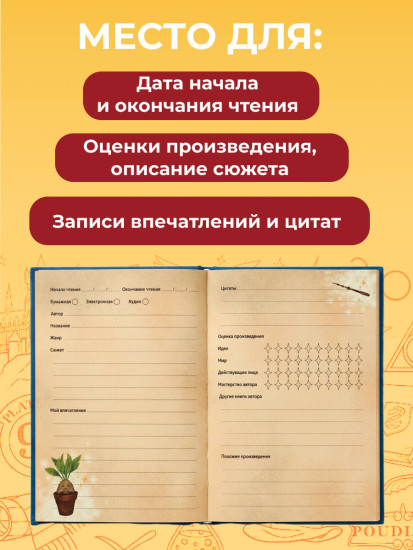 Читательский дневник «Гарри Поттер. Букля»