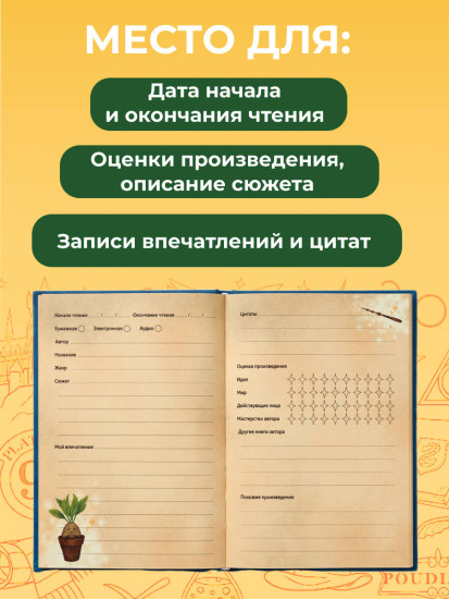 Читательский дневник «Гарри Поттер. Письмо»