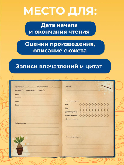 Читательский дневник «Гарри Поттер. Маховик времени»