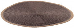 Сервировочная салфетка круглая JUTE 38 см свето-коричневая - Фото 1
