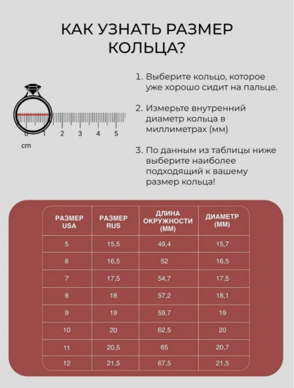 Комплект колец Caoshi