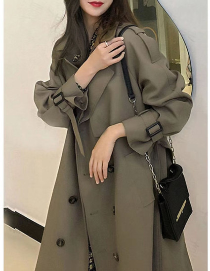 Тренчкот Fashion хаки 44 размер
